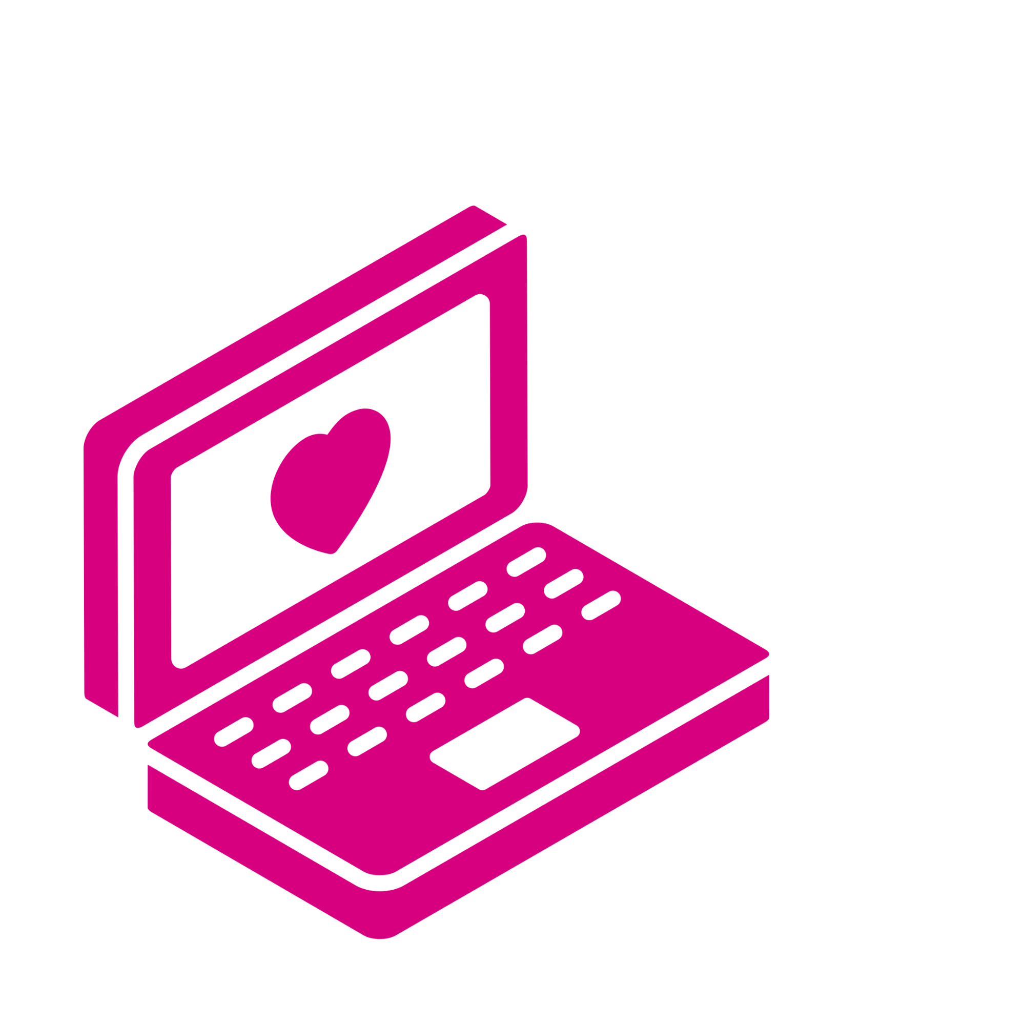 Pictogramme ordinateur + logo B corp