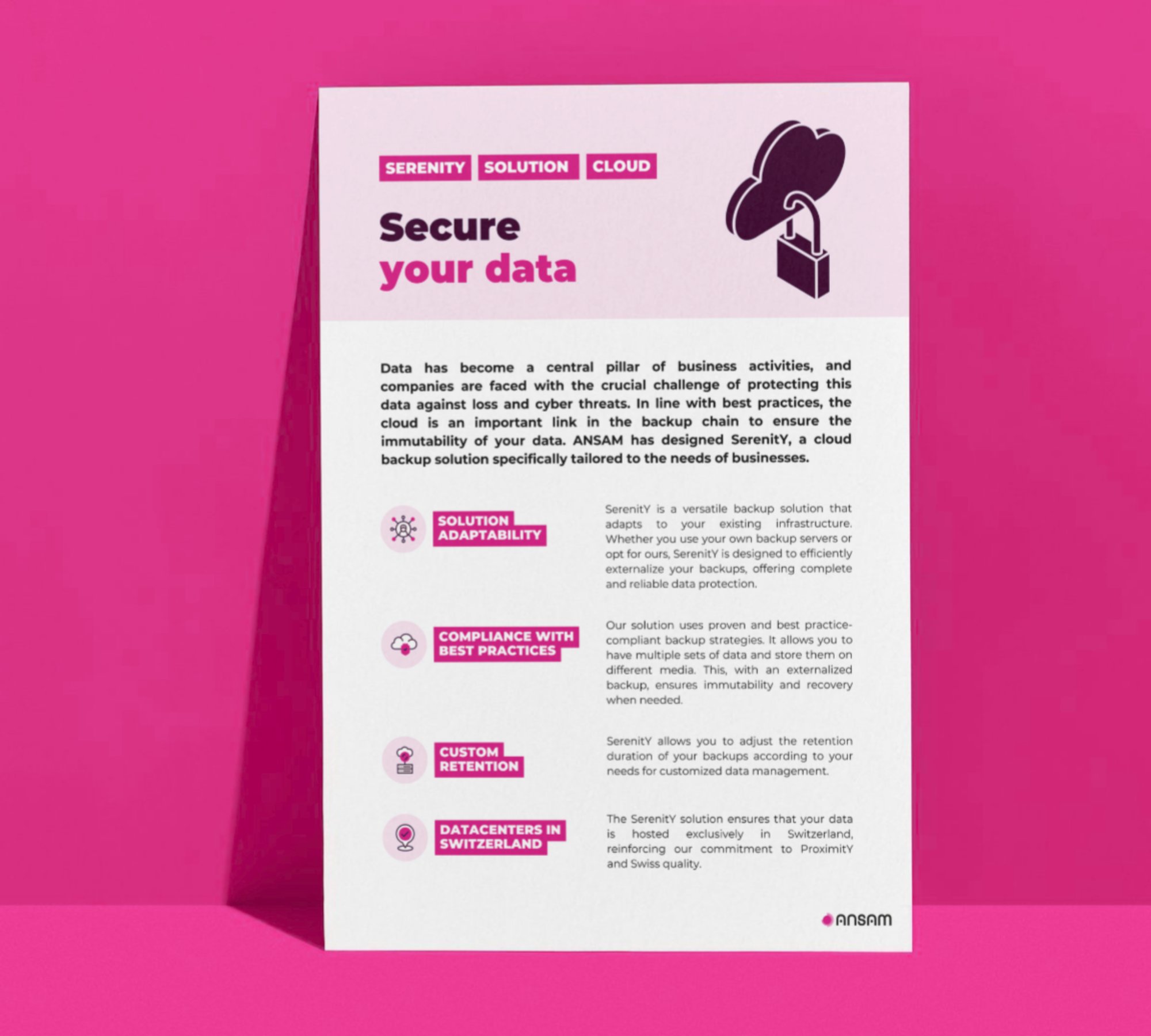 ANSAM - Product sheet - Serenity