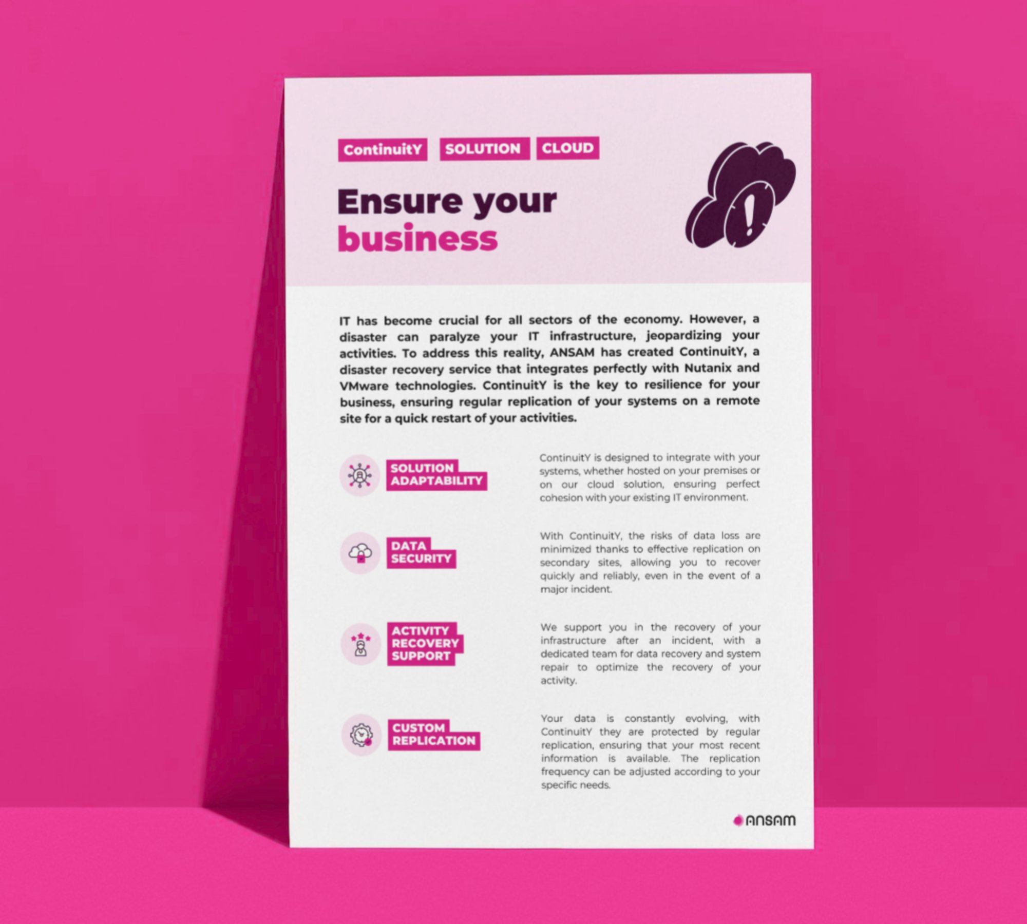 ANSAM - Product sheet - Continuity