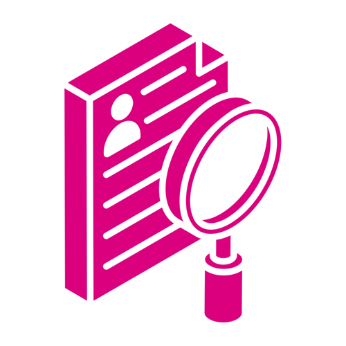 Recruitment / candidate pictogram