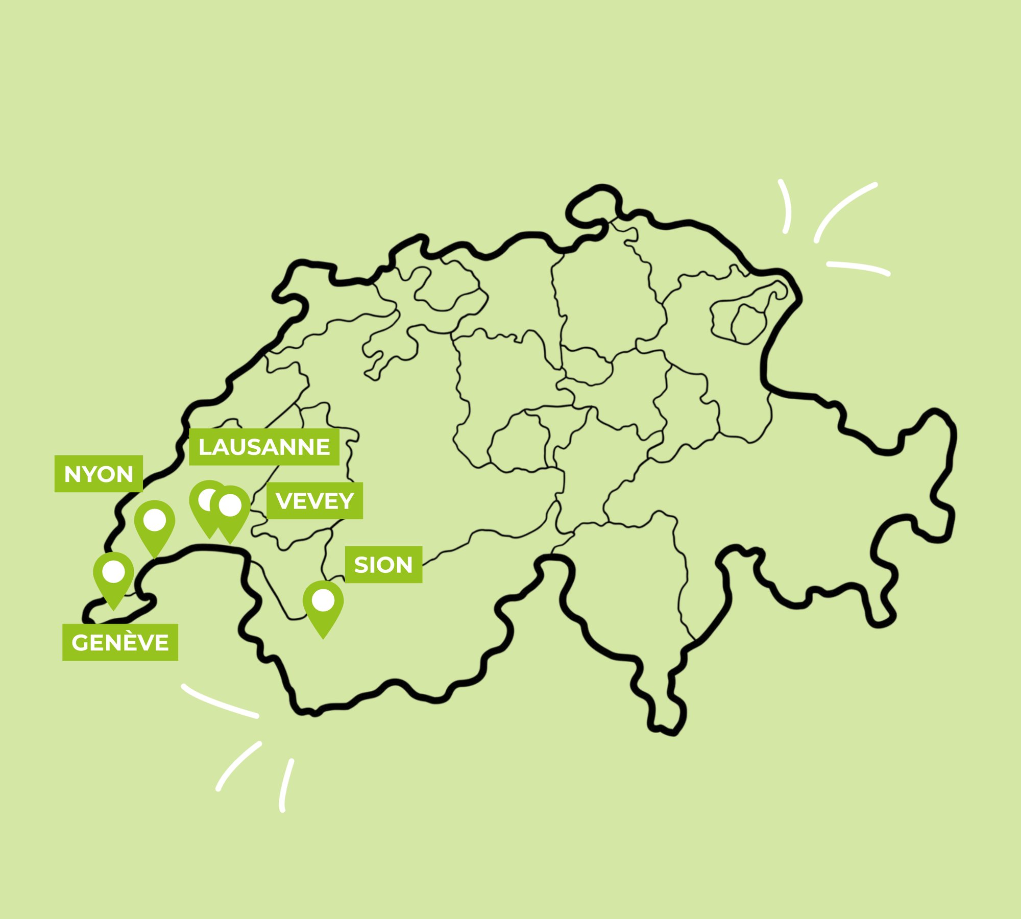 Idros - Carte Suisse romande
